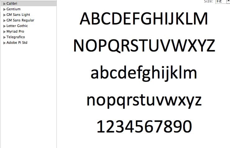 fonturi economice calibri